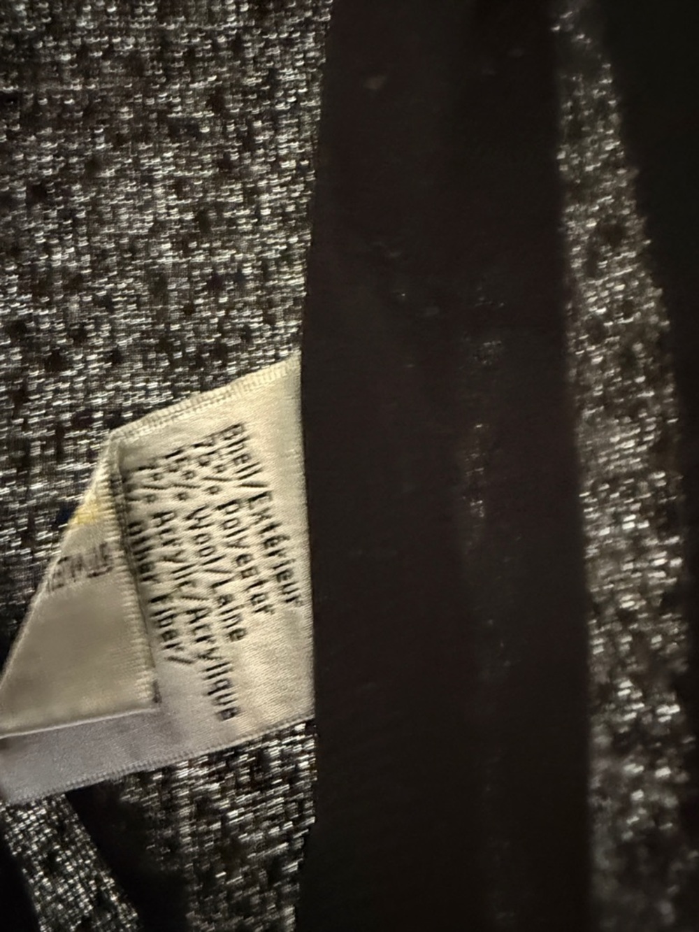 26โ Waist Dynamite Grey&Black Tweed A-Line Pleated Layered Summer Skirt 18โL ๐ - Picture 4 of 5
